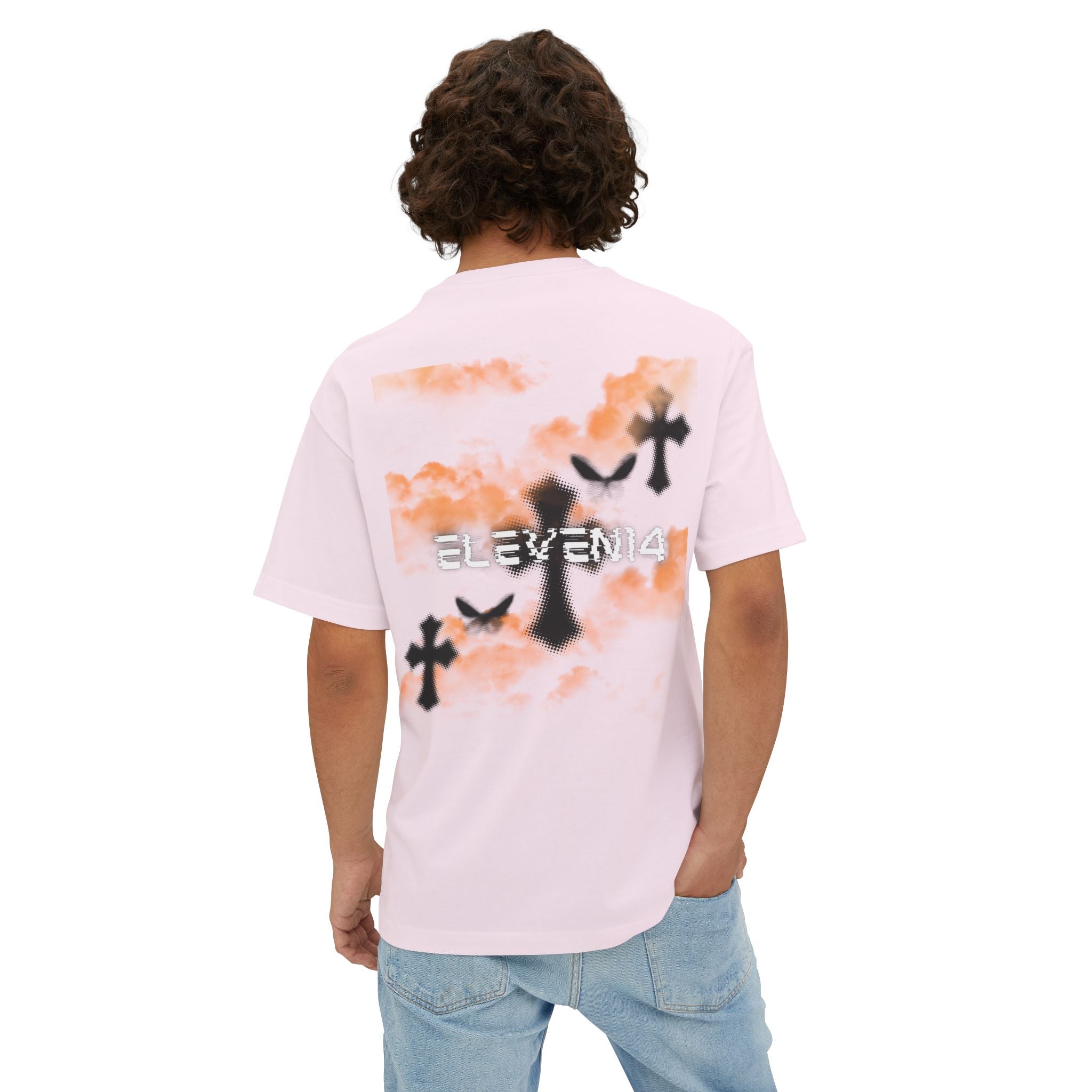 (M) e n z "Crossed" Oversized T