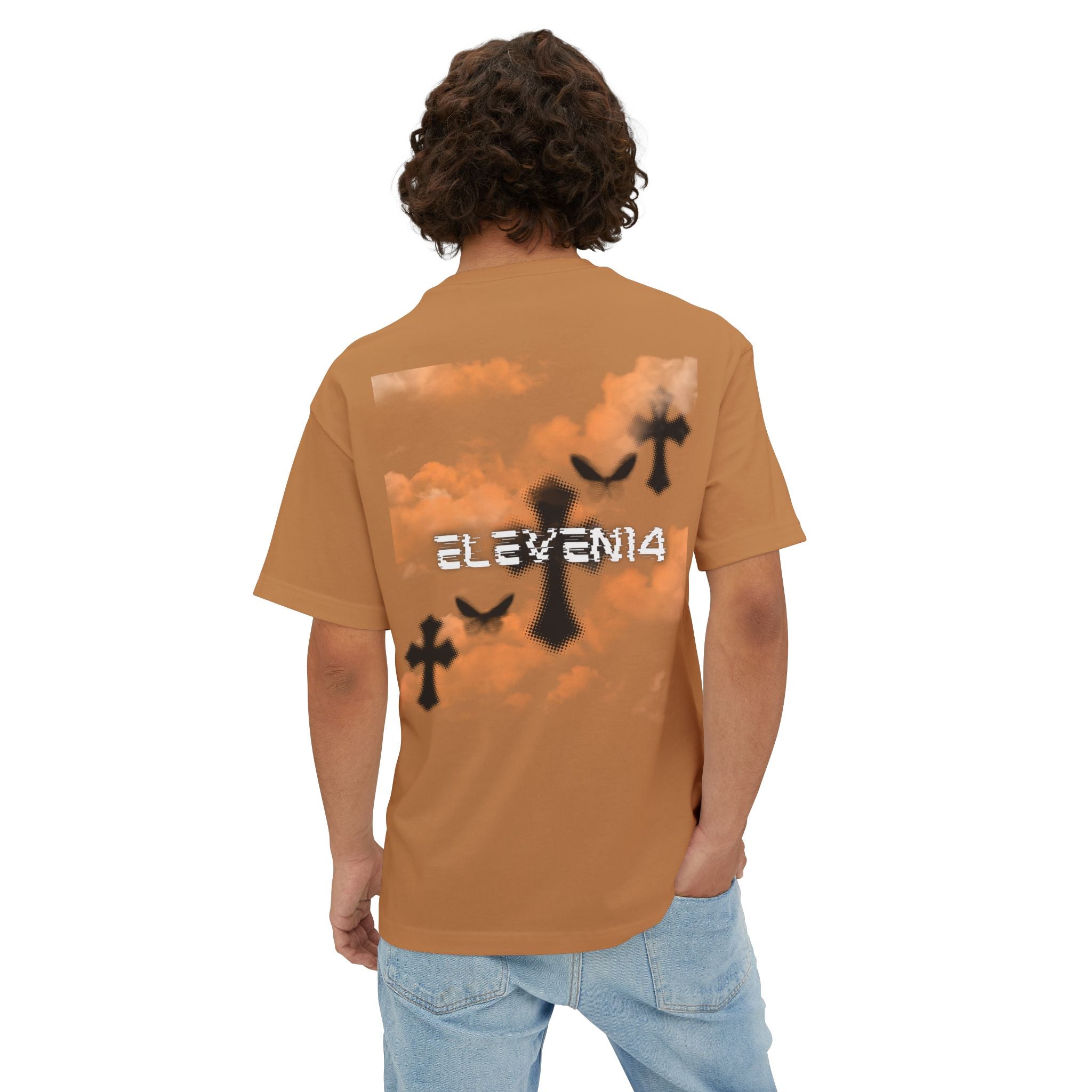 (M) e n z "Crossed" Oversized T