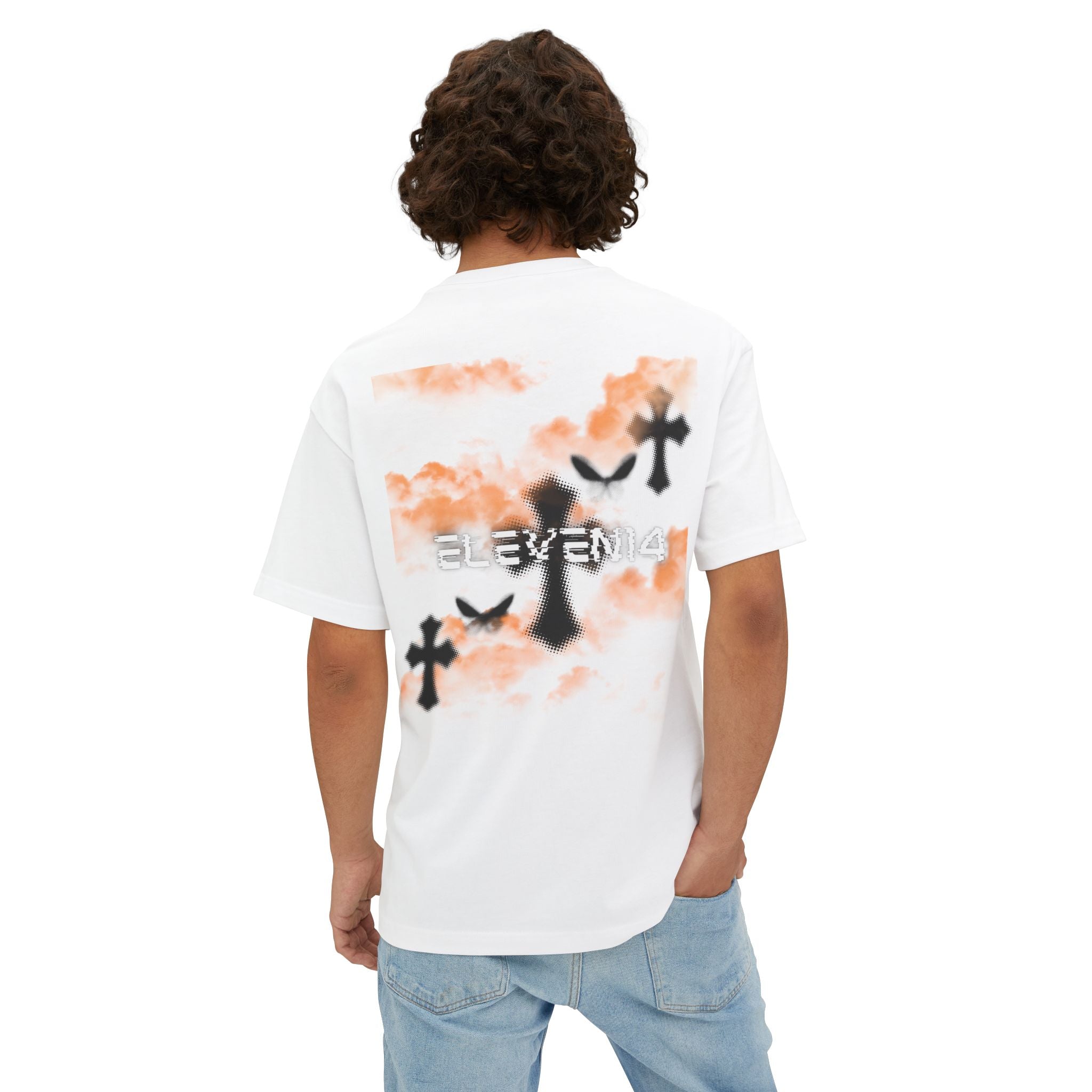 (M) e n z "Crossed" Oversized T