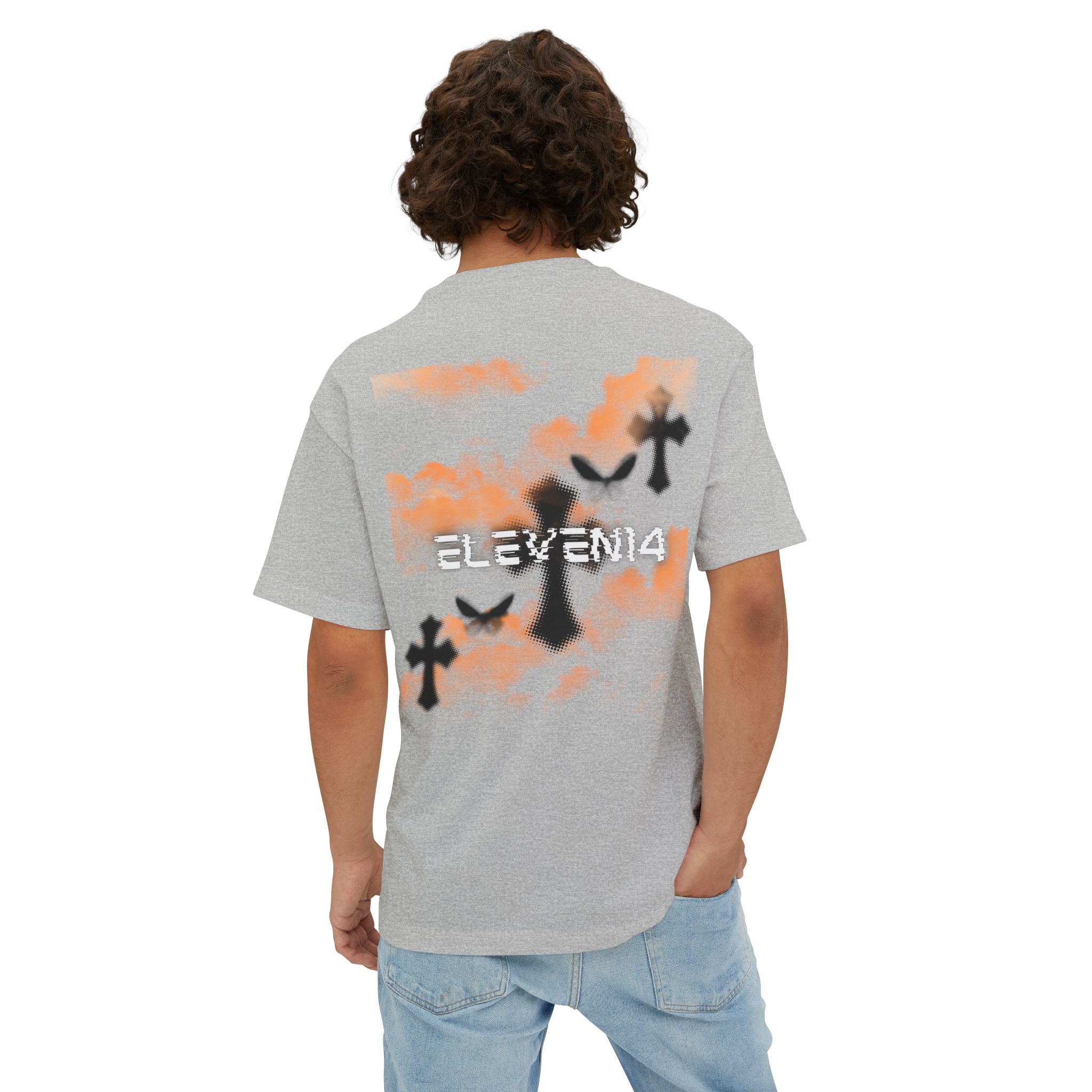 (M) e n z "Crossed" Oversized T