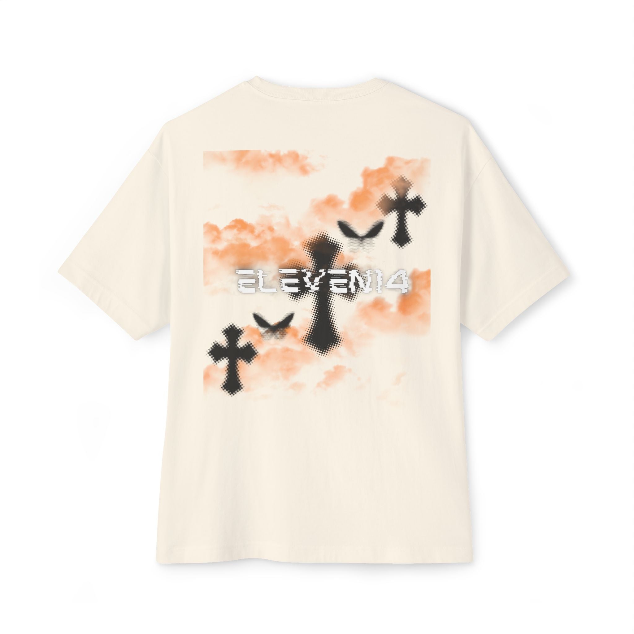 (M) e n z "Crossed" Oversized T